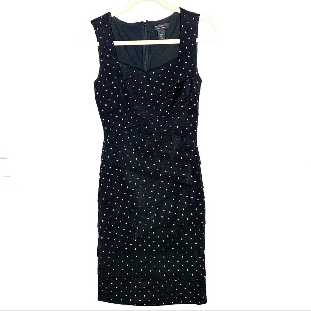 WHBM sz 2 black bandage dress